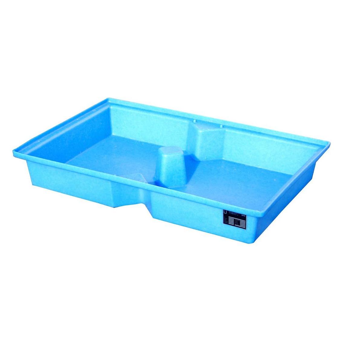 Bauer Südlohn GREEN-LINE PE-Auffangwanne für Paletten KWP-P 100, aus robustem Polyethylen, Blau (KWP-P 100)