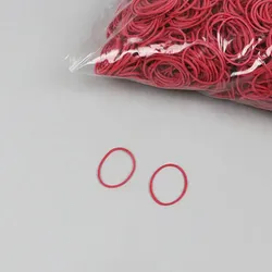Gummiringe, rot 1 mm | 25 mm, Kautschuk