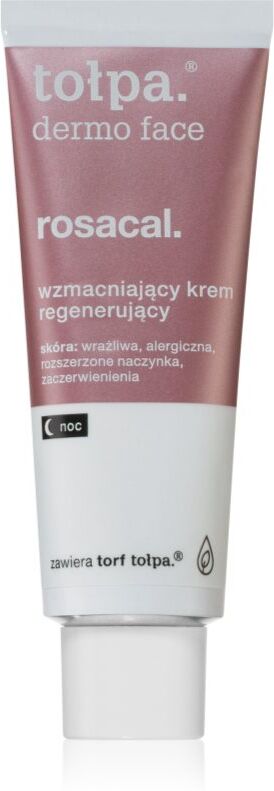 Tołpa Dermo Face Rosacal crème de nuit régénératrice pour peaux sensibles sujettes aux rougeurs 40 ml