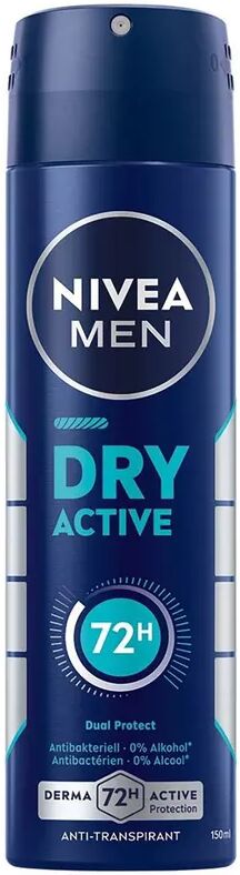 Nivea - Dry Active Deo Spray Male, 150  ml