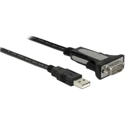 Delock Adapter USB-A—Seriell DB9 RS-232 (3 m, VGA), Schnittstellenkabel
