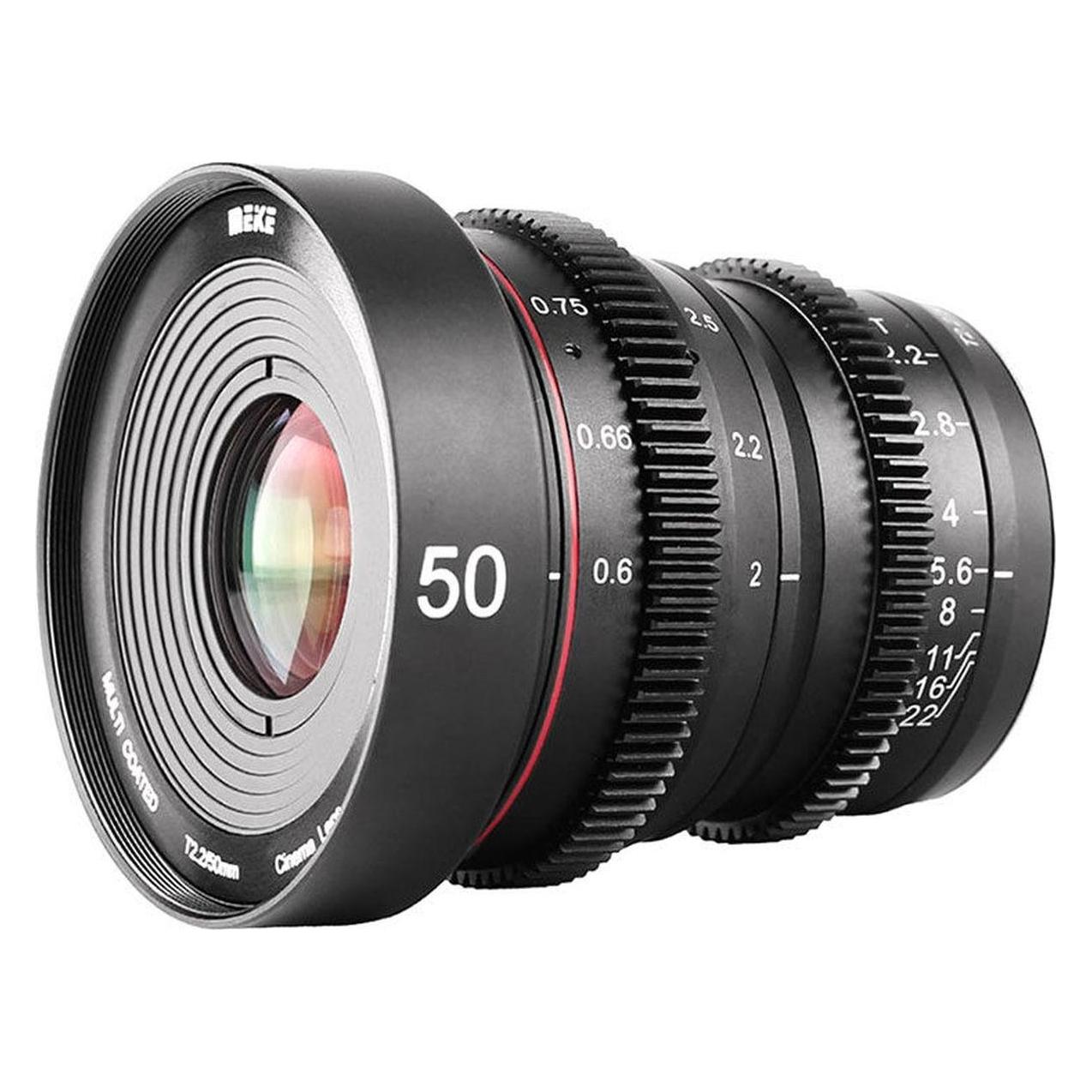 Meike MK 50mm T2.2 Micro 4/3-Mount (D179551) (Micro Four Thirds, Micro Four Thirds) (D179551)