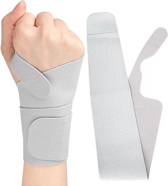 INF Daumen Kompression Handgelenkstütze - Verstellbare Daumenstabilisierungsbandage zur Schmerzlinderung Grau