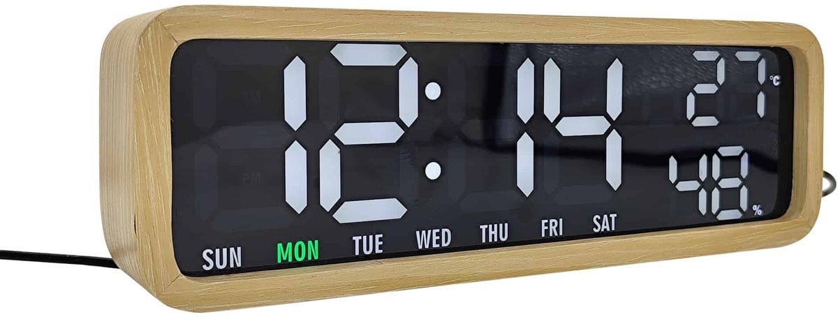 Karlsson Wekker Madera Wit Modern - B/D/H: 25.5 x 8.2 x 4.8 cm