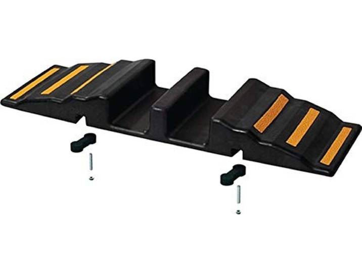 Gummi-Schlauchbrücke L850xB380xH90mm 6 Reflektorst reifen