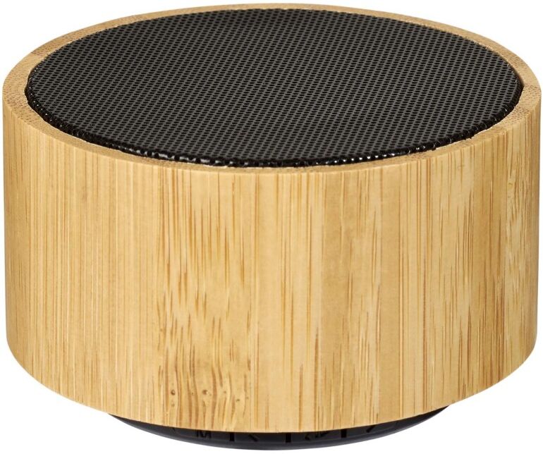 Enceinte Bluetooth publicitaire en bambou Cosmos naturel