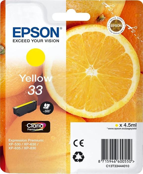 Epson T3344 Gelb, 4,5ml