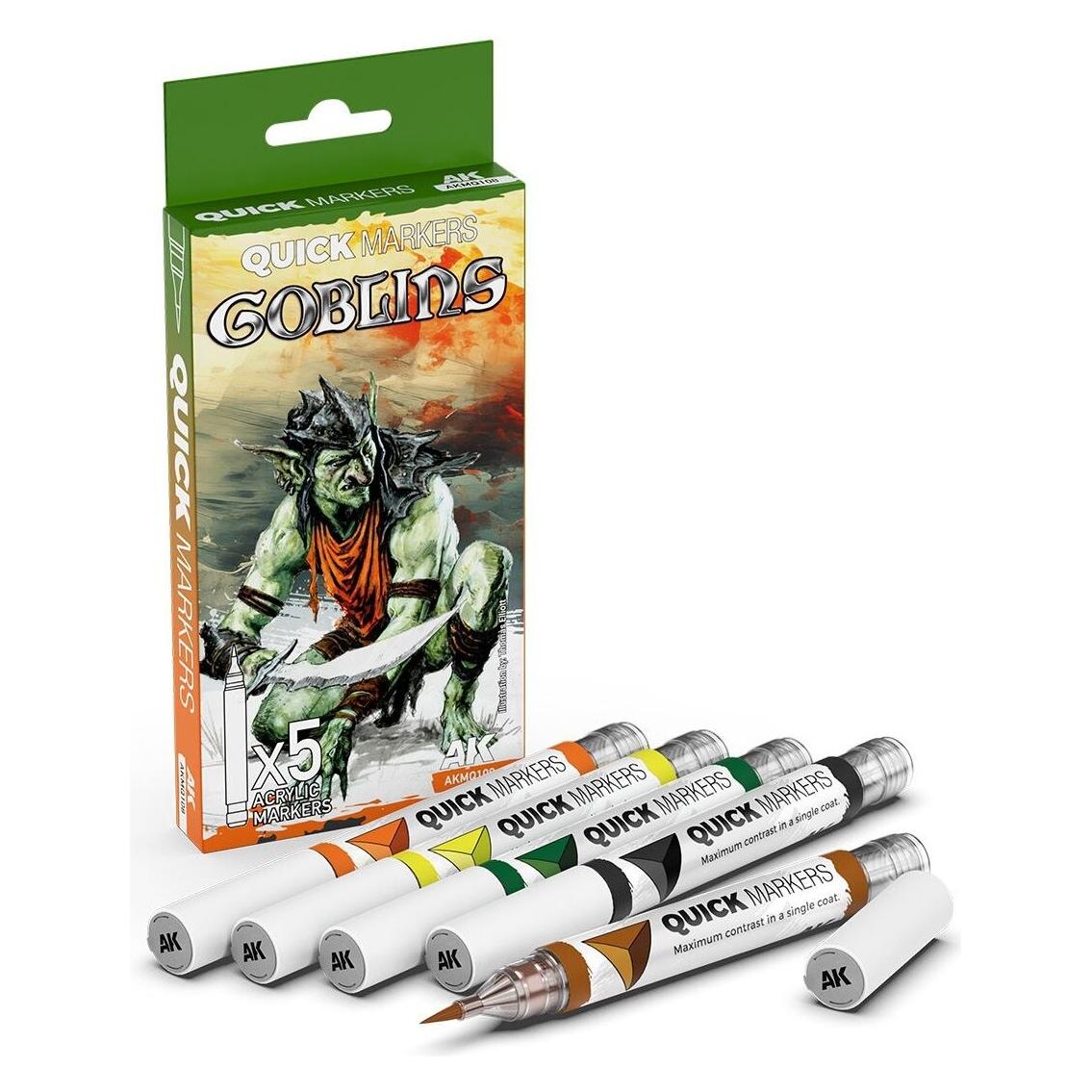 AK Interactive Goblins Quick Markers Set (AKMQ108)