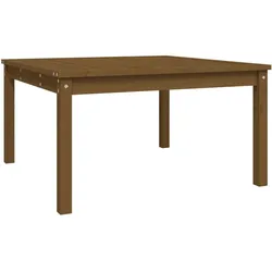 vidaXL Gartentisch Honigbraun 82,5x82,5x45 cm Massivholz Kiefer