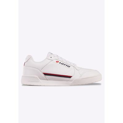 Sneaker LOTTO, Damen, Gr. 36, Textil, rot (weiß, rot), Synthetik, Textil, Schuhe Sneaker, besonders vielseitig zu kombinieren