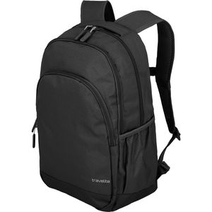 Travelite Rucksack Kick Off L, 45 cm, mit Laptopfach, schwarz, Polyester, 22 Liter
