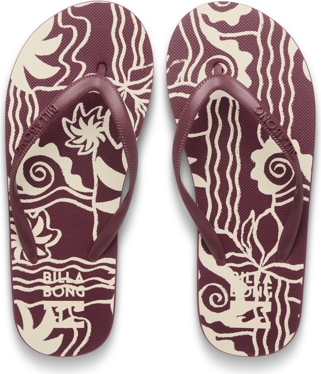 Sandale BILLABONG "Dama", Damen, Gr. 9(40), lila (cranberry), Obermaterial: 100% SEBS / Innensohle: 38% EVA, 33% EVA, 29% Gummi / Außensohle: 38% EVA, 33% EVA, 29% Gummi., Schuhe Sandale