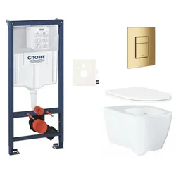 GROHE Essence Wand-WC Set für Vorwandmontage SIKOGRSESSCGL0