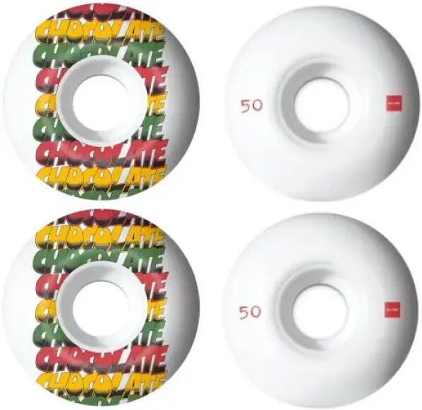 Skateboard Rollen Chocolate Sound System 99A 4 Stk. (50mm - Grün/Rot/Gelb)