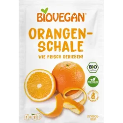 Biovegan Orangenschale gerieben bio
