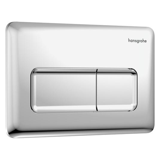 hansgrohe iFrame Original Q Plaques de déclenchement pour chasse d'eau à 2 quantités, 66001000, 66001000 (66001000)