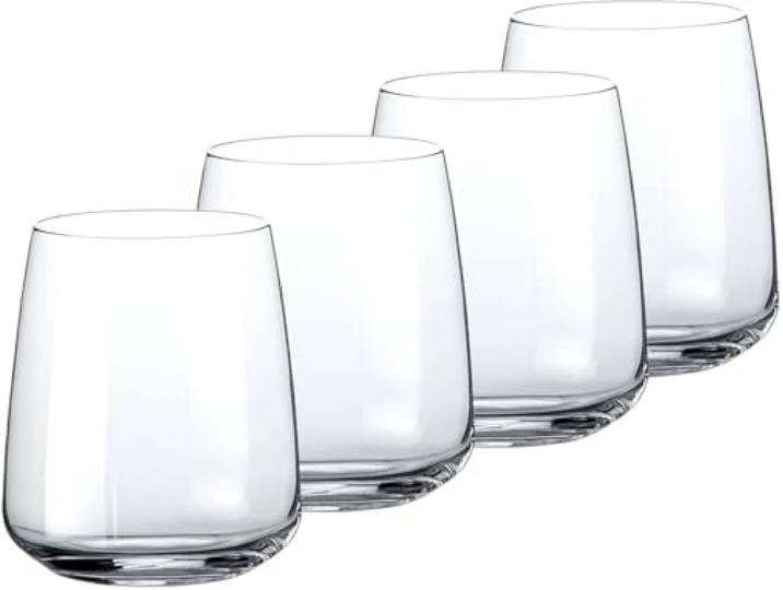 Bormioli Rocco 180802GRB021990 Planeo waterglas, 4-delig, transparant