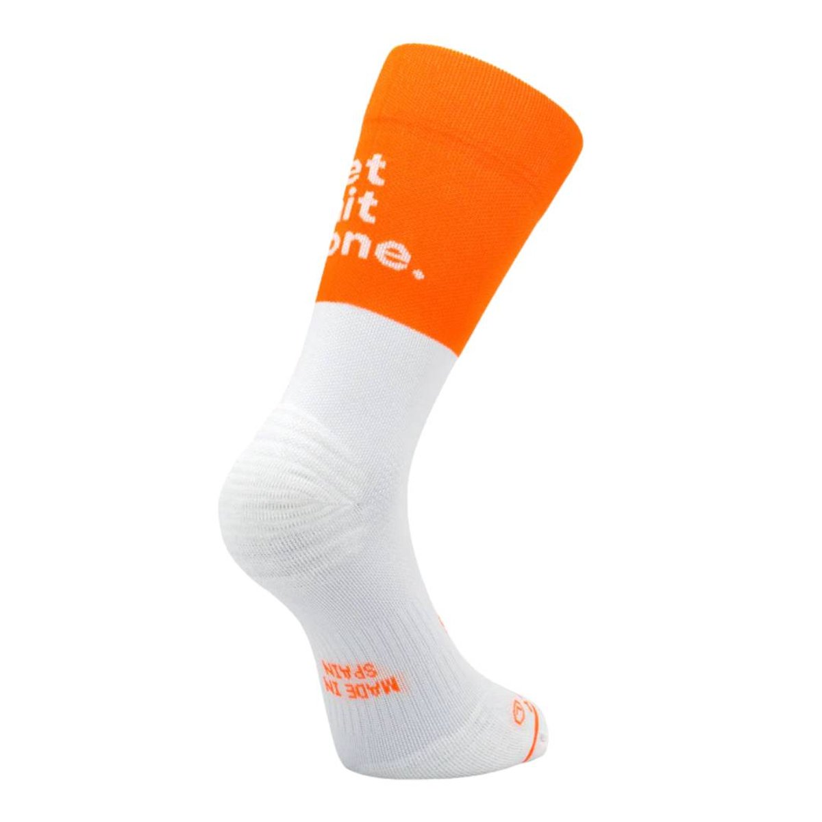 Meias Sporcks Get Shit Done Laranja Branco, Tamanho M Unisex