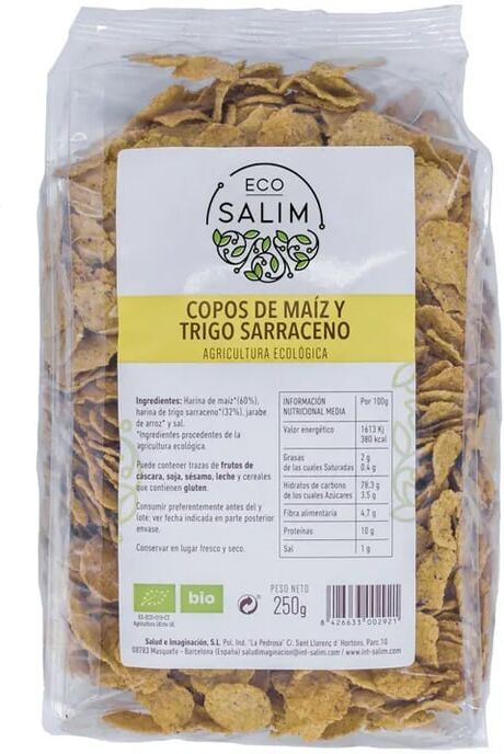 Eco-Salim FLOCOS DE MILHO E TRIGO SARRACENO BIO 250g