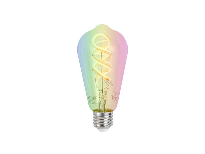 Ampoules LED intelligentes E27 à intensité variable ST64 RGBW