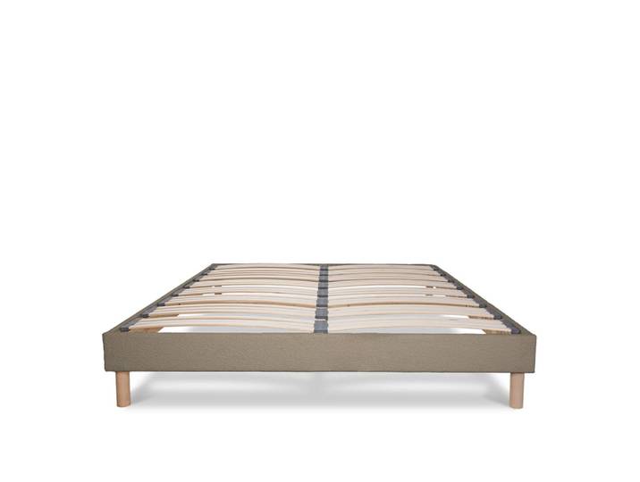 Sommier en kit taupe 180x200