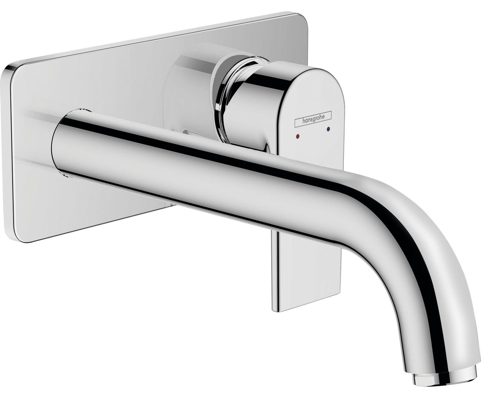 Hansgrohe Vernis Shape Wandwastafelkraan, Chroom, Waterbesparend
