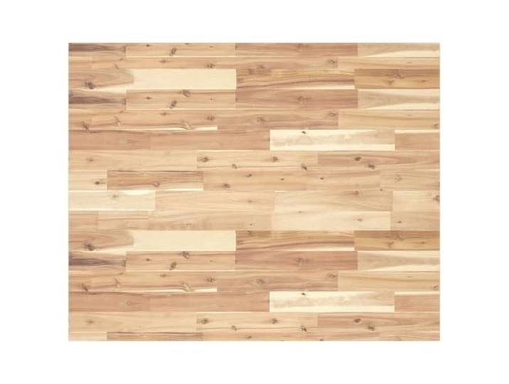 Favemtsl Tischplatte Massivholz Akazie Rechteckig 100x80x2 cm Geölte Ersatzplatte aus Echtholz für Esstische im Wohnzimmer, Gastronomie oder Büro mit glatter Pflegeoberfläche.