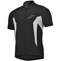 Alpinestars, Herren, Velotrikot, Nemesis S/S Jersey 's black/white (S), Schwarz