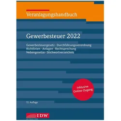 Veranlagungshandbuch Gewerbesteuer 2023, 72.A, Ratgeber von Oliver Sternkiker