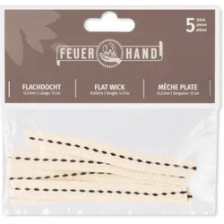Feuerhand Flachdocht für Baby Special 276 (5 Stück) - STK - weiss