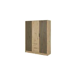 Drehtürenschrank   ¦ braun ¦ Maße (cm): B: 155 H: 200