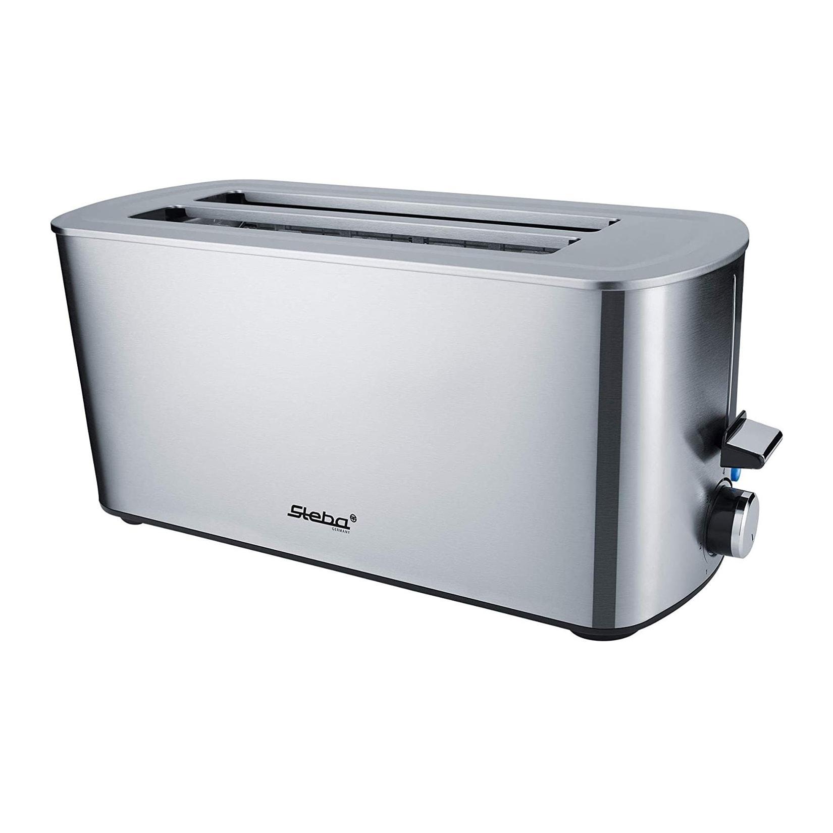 STEBA TO 21 Inox 4-Scheiben-Langschlitz-Toaster Edelstahl