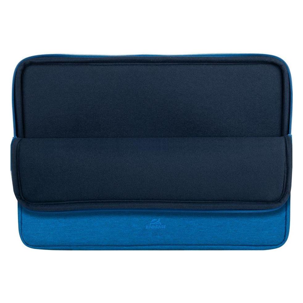 Rivacase NB Tasche Suzuka azure 7703 (14", Universal) (7703 AZURE BLUE ECO SLEEVE)