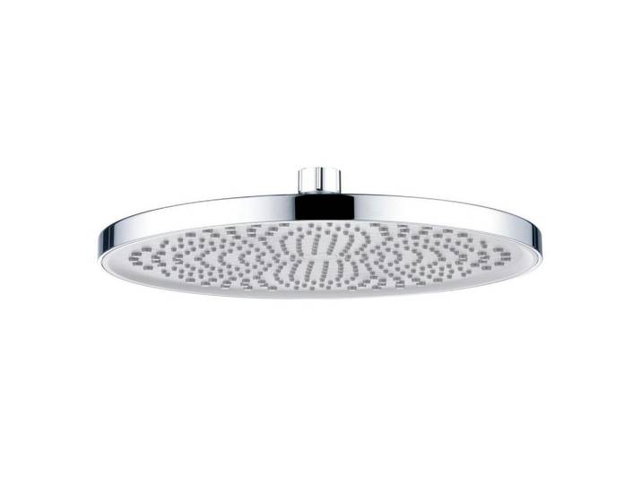 Duschkopf Regendusche 260 mm Chrom, Silberfarben, Metall, 26x12.7x26 cm, Badezimmer, Baden & Duschen, Duschköpfe & Duschschläuche