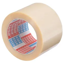 tesa Packband »4124« 75 mm extrabreit transparent