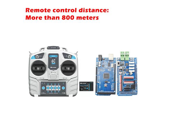 Ardu37- Robot de contrôle sans fil RC, 800m de long, voiture précieuse, kit de pilote de moteur, roue Mecanum intelligente, contrôleur de voiture, pièces de bricolage