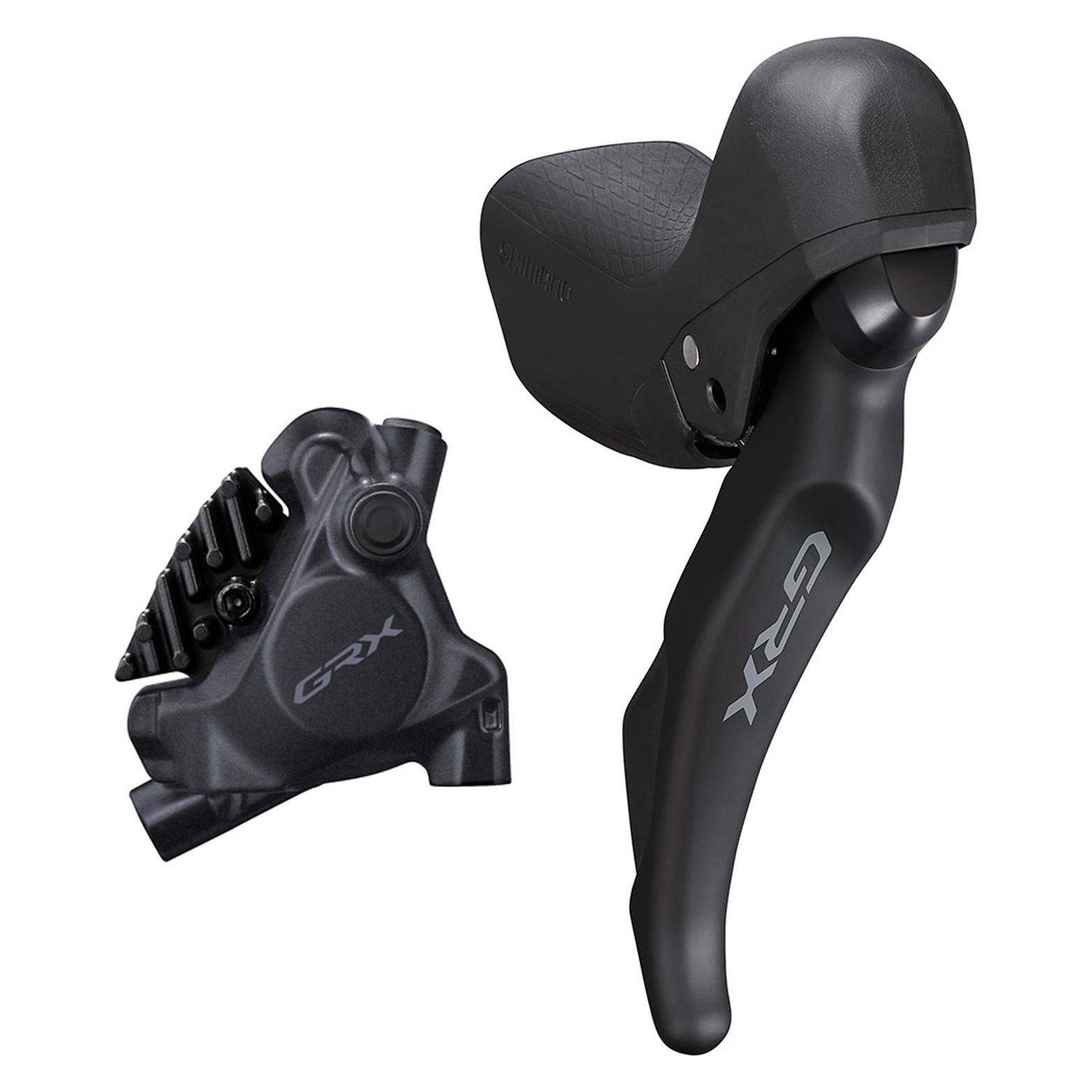 Shimano Scheibenbremsen-Set GRX BR-RX410 mit ST-RX600 (Hinterradbremse, Bremsset, 2) (IRX6005RRDSC170A)