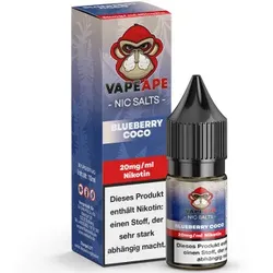 VapeApe Blueberry Coco NicSalt Liquid 10ml / 20mg