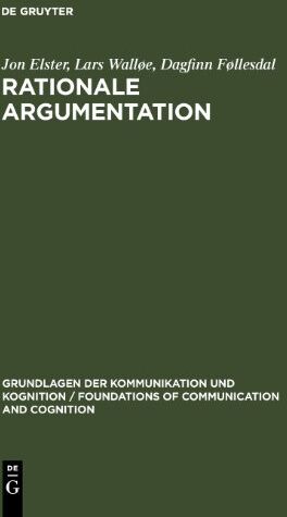 Dagfinn Føllesdal - Rationale Argumentation: Ein Grundkurs in Argumentations- und Wissenschaftstheorie (Grundlagen Der Kommunikation Und Kognition / Foundations of) - Preis vom 30.09.2026 09:01:18 h
