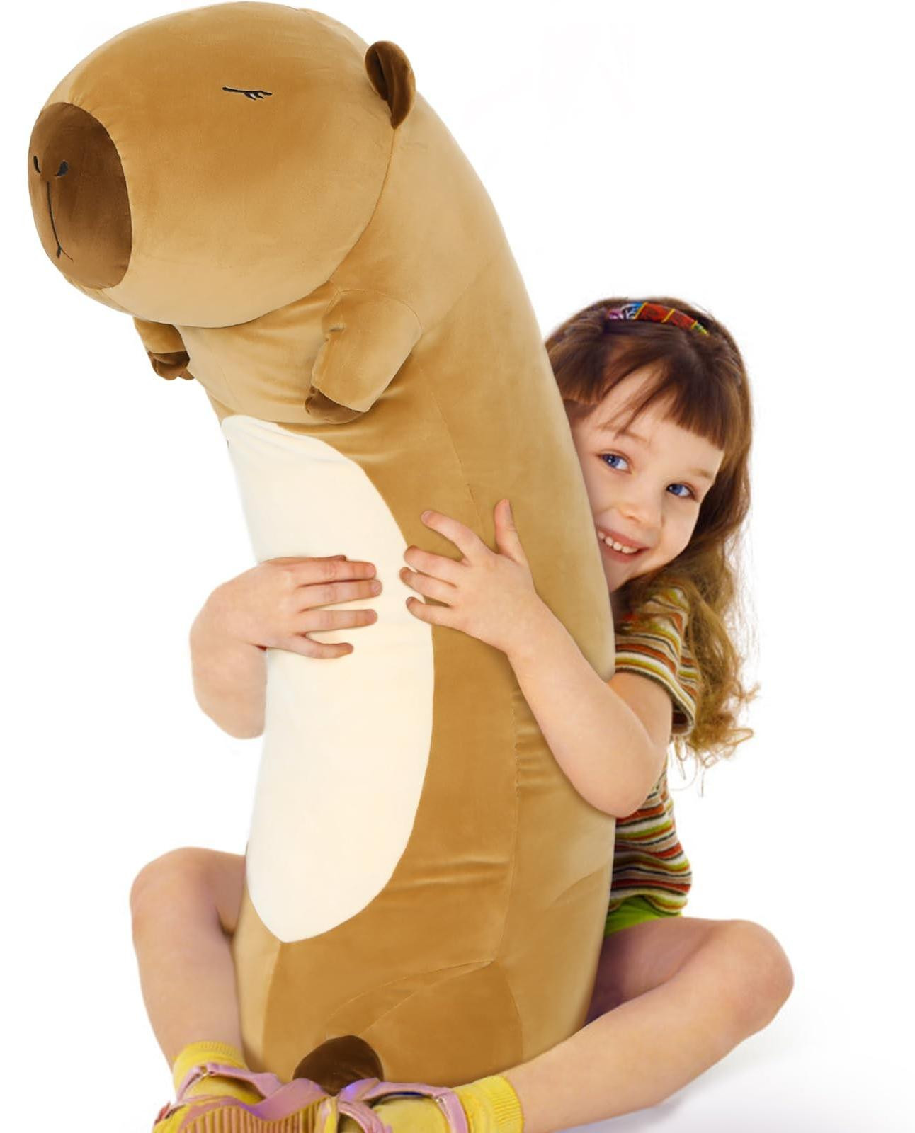 Zachte grote Knuffel Capybara - 100 cm