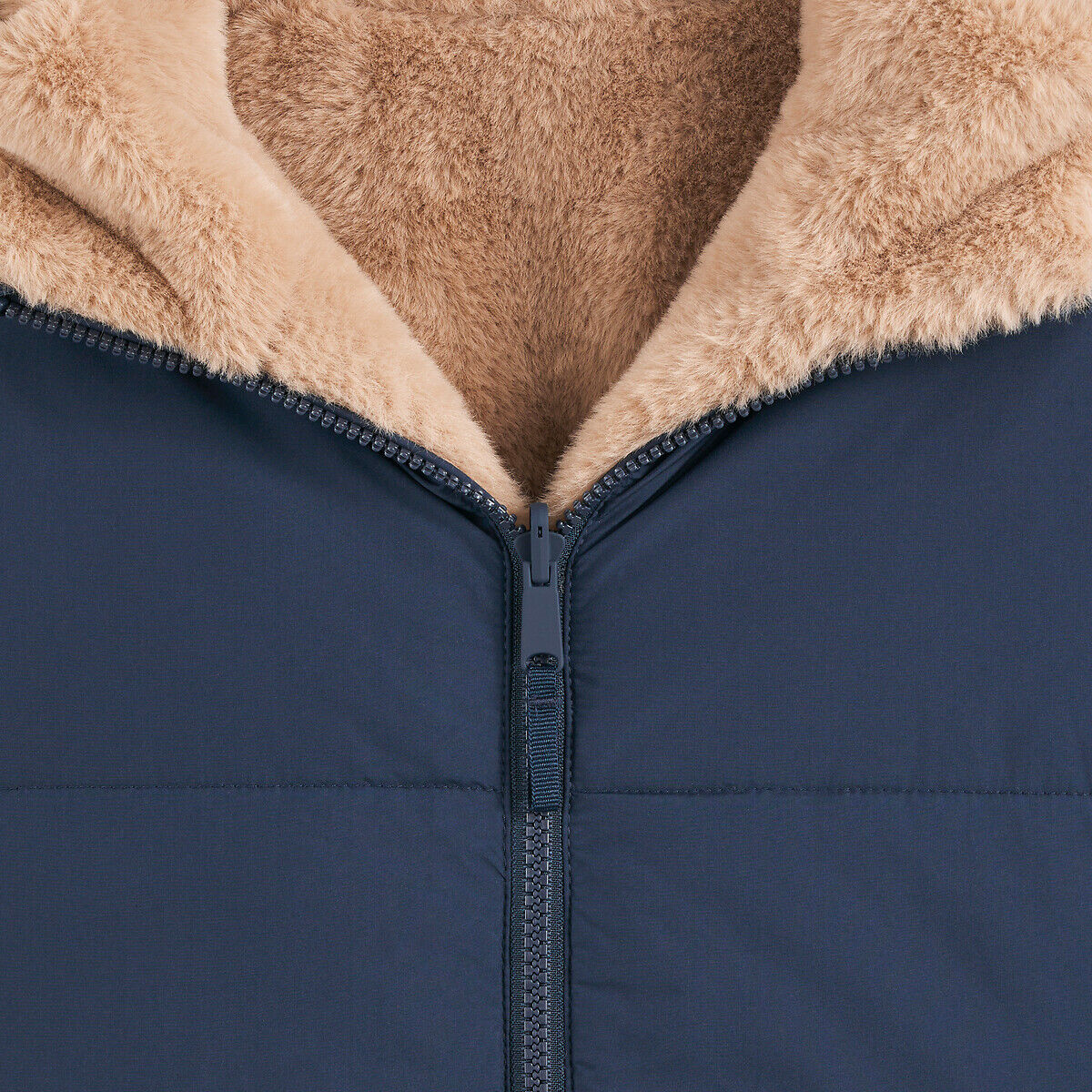LA REDOUTE COLLECTIONS Doudoune chaude réversible à capuche