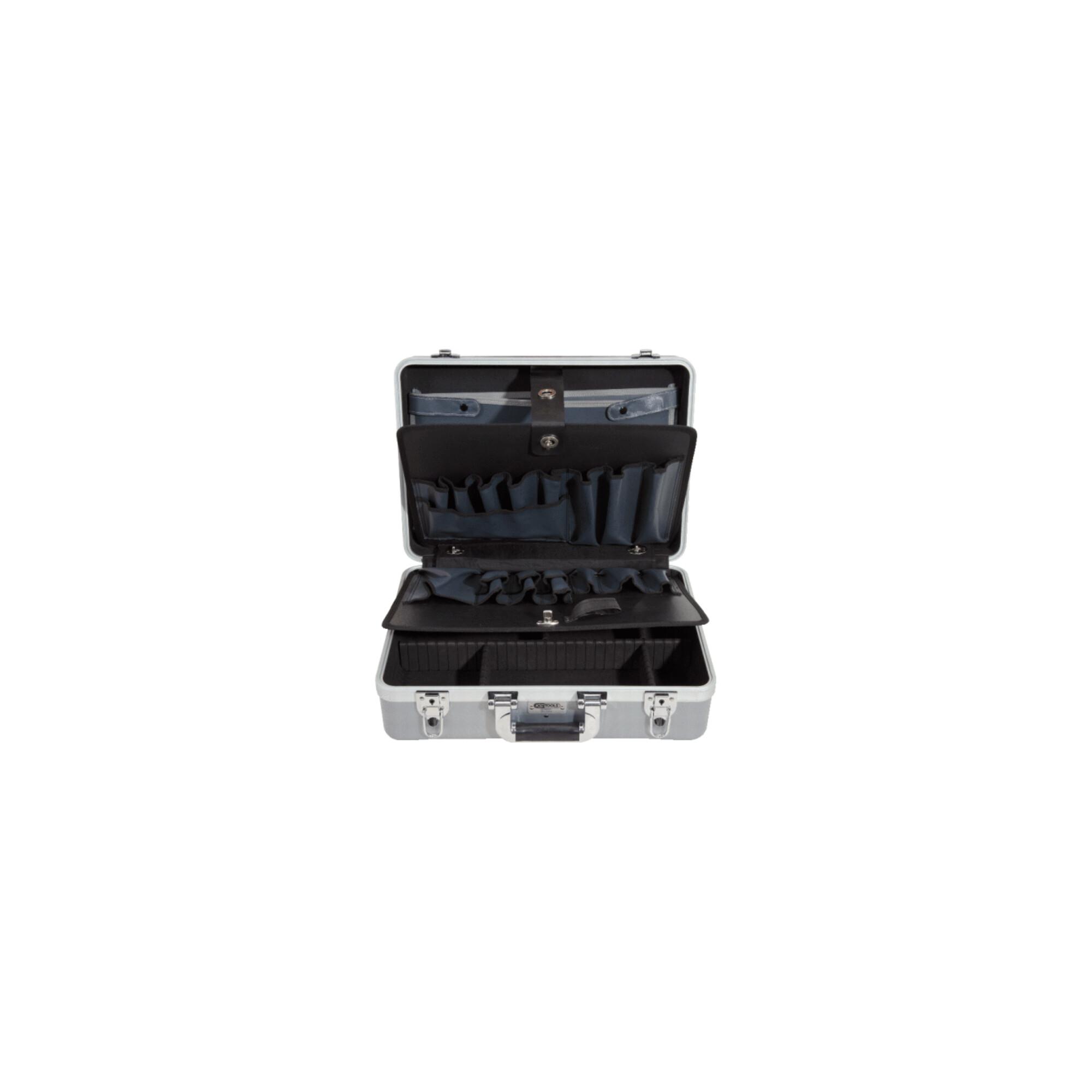 KS Tools ABS Hartschalen-Werkzeugkoffer mit Aluminiumrahmen, 471x338x154mm (850.0540)