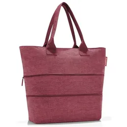 reisenthel Einkaufstasche »shopper e1 twist maroon« braun, 50x26.5x16.5 cm