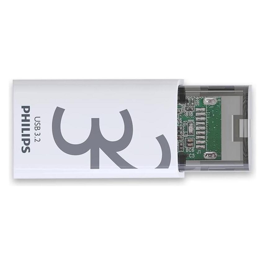 Philips USB 3.2 32GB Click Series Gen 1 USB-C (32 GB, USB-C) (FM32FD175B/00)