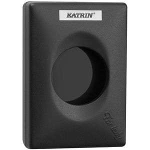 Katrin Hygienebeutelspender Inclusive 92247, aus Kunststoff, zur Wandmontage, für 30 Beutel, 9,5 x 13,5 cm, schwarz
