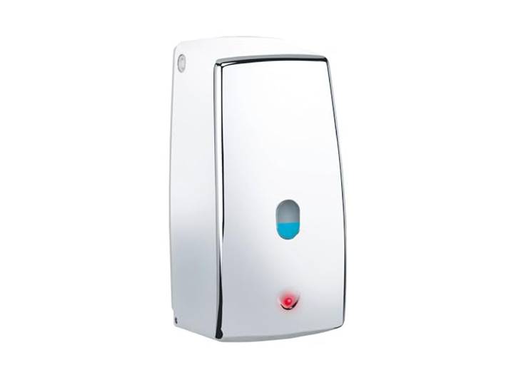WENKO Infrarot Seifenspender Treviso Chrom 650 ml - automatischer Flüssigseifen-Spender Fassungsvermögen: 0.65 l, Kunststoff, 11 x 22.5 x 10.5 cm, Chrom
