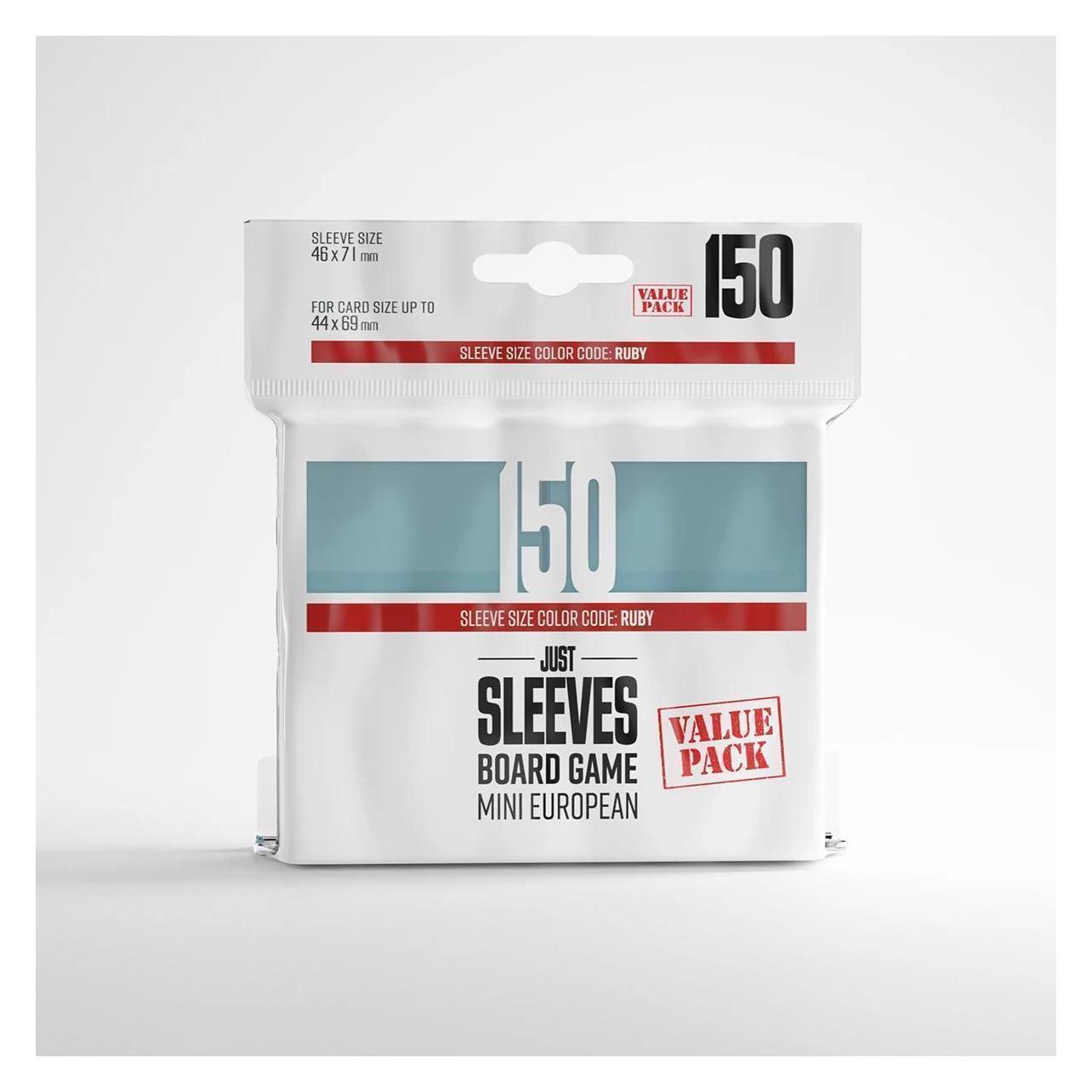Gamegenic GGX10027 - Just Sleeves - Mini European Value Pack (150) (Einzelpack) (GGX10027)