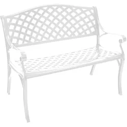 Bank OXFORD 2-sitzer, Aluguss weiss