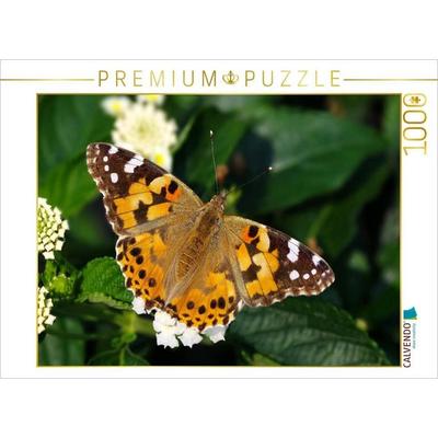 CALVENDO Puzzle Distelfalter 1000 Teile Puzzle quer | 1000 Teile Lege-Größe 64 × 48 cm Foto-Puzzle für glückliche Stunden