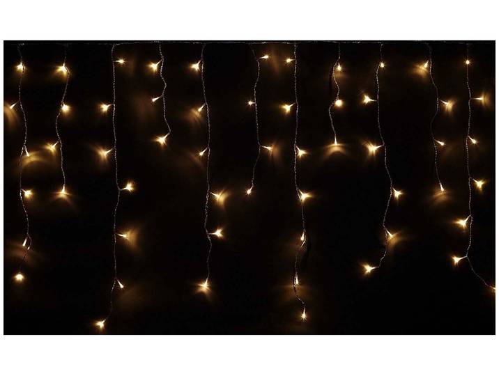 LED Eisregenvorhang 31 V Warmweiss